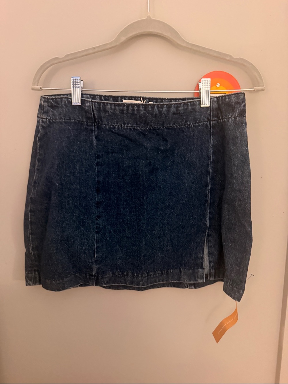 Reformation Dark Blue Denim Mini Skirt